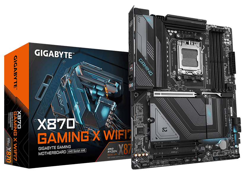 GIGABYTE X870 GAMING X WIFI7 AM5 LGA 1718, ATX, DDR5, 4x M.2, PCIe